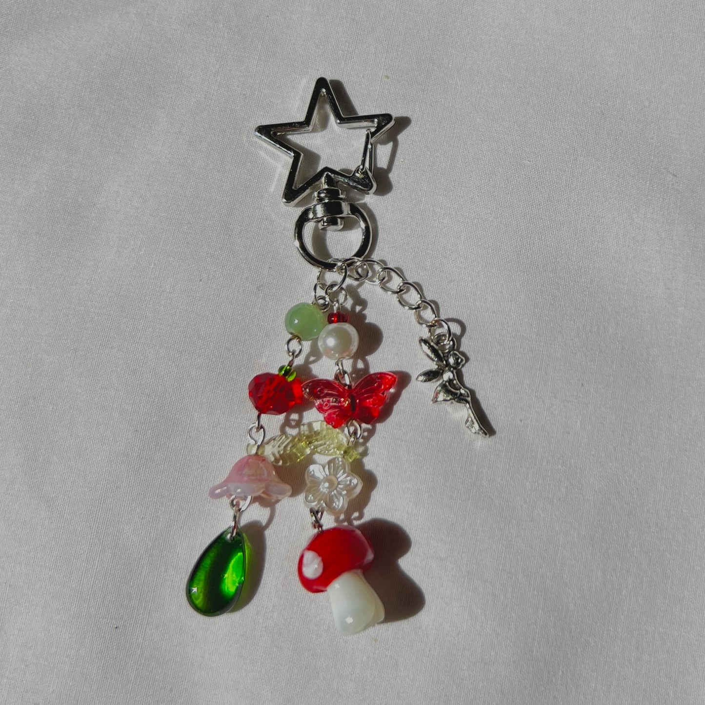 cottagecore keychain