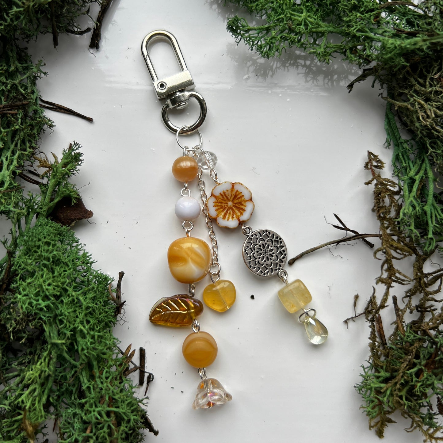 amber meadow bag charm